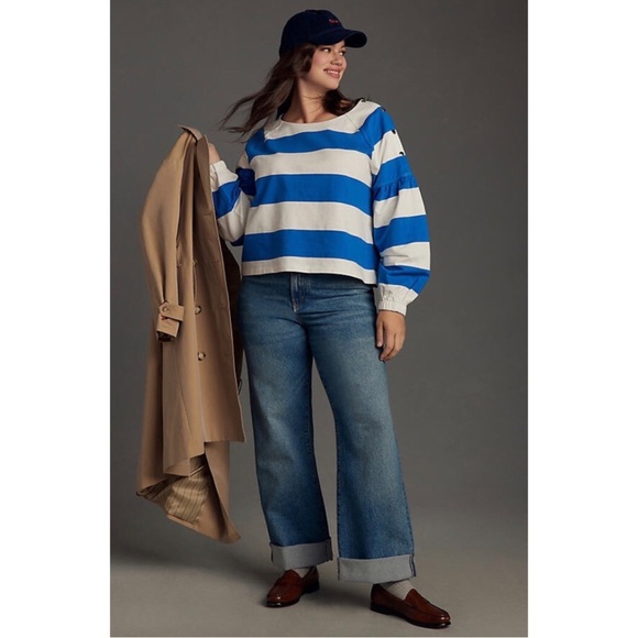 ANTHROPOLOGIE MAEVE French Terry Sweatshirt Size XS - Picture 7 of 14